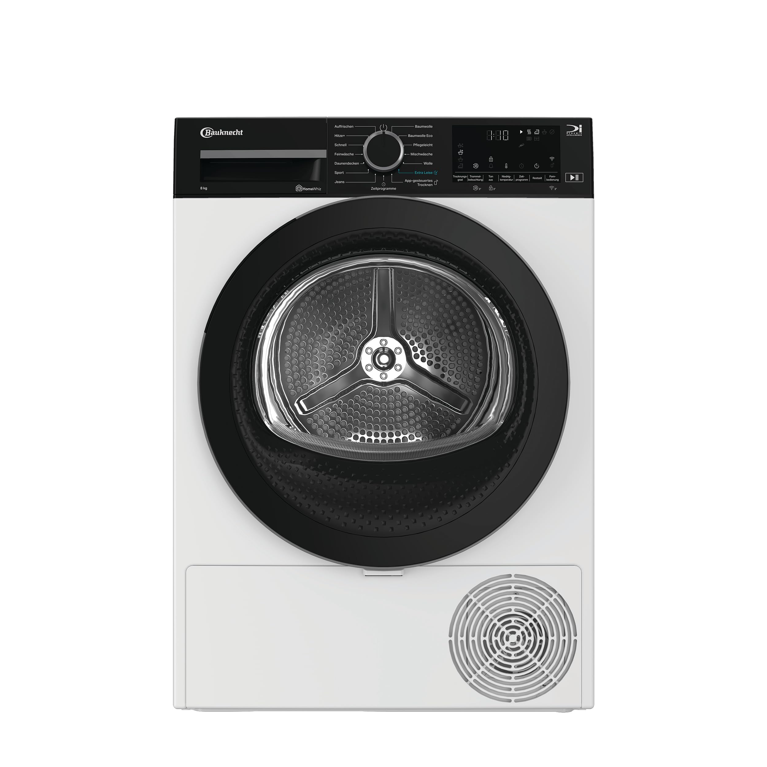 Bauknecht BT 8RC WS Wärmepumpentrockner /8 kg/EEK C/Precision Dry - Intelligentes Trocknen/Adaptive Dry/HomeWhiz, weiss