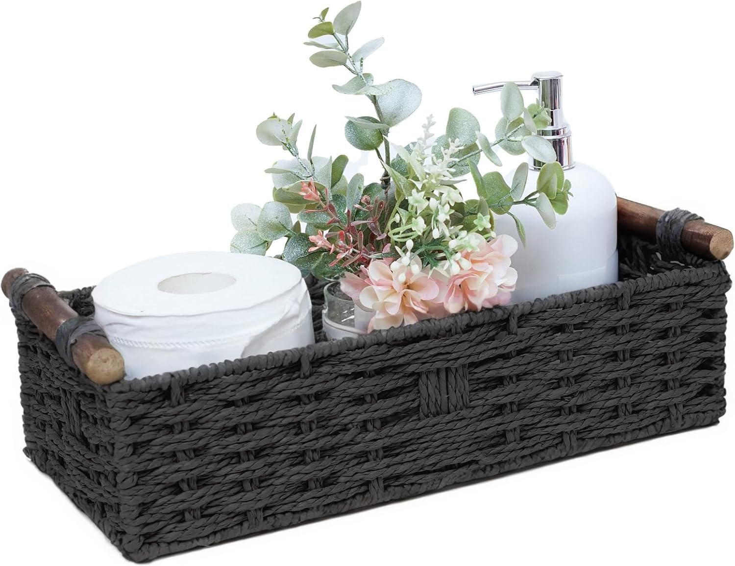 Basket for Toilet Paper Storage Baskets for Bathroom Decor Organizing