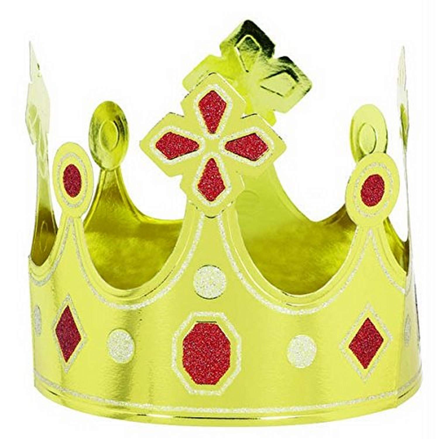 amscan 259555 Partyhüte aus Folienkrone, Folie, grün