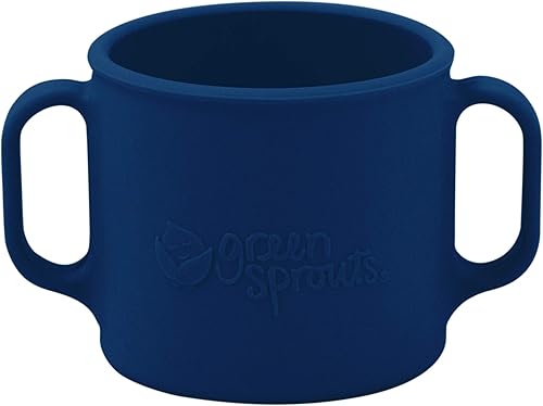 green sprouts Taza de aprendizaje La silicona ayuda a evitar productos químicos nocivos Ayuda al niño a desarrollar habilidades independientes