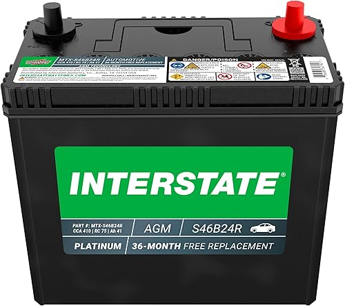 Miniatura 15 de Interstate Batteries Batería automotriz de 12 V 70 Ah (tamaño del grupo H6, 48) 760CCA SLI AGM Batería de repuesto para automóviles, SUV, sedanes,