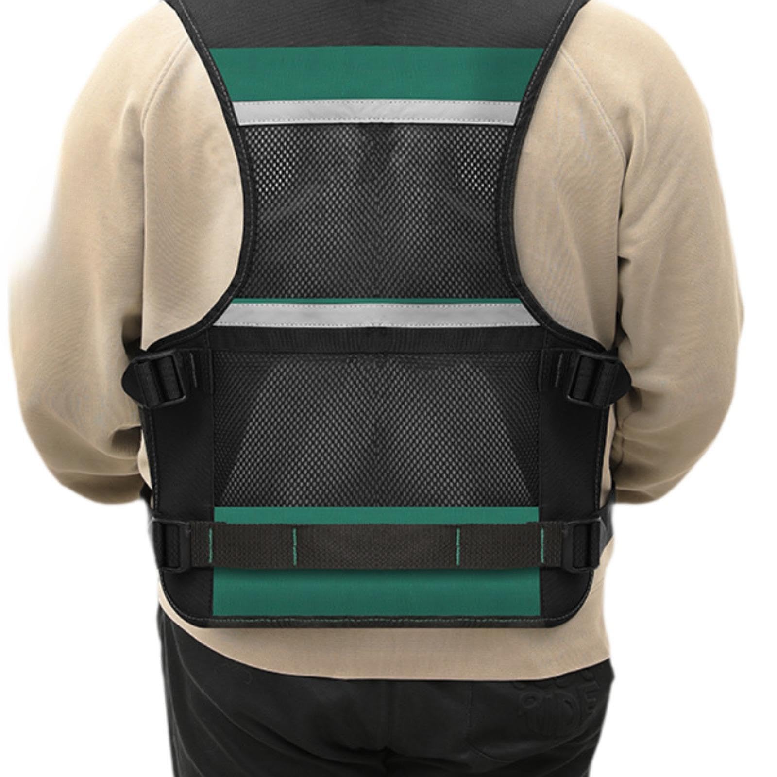 Sharplace Chaleco para Herramientas de Electricista Chaleco de Trabajo para Trabajadores Al Aire Libre Técnicos Plomeros