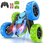 cosone Remote Control Car for Kids Ages 6+, RC Cars Stunt Car Toy 4WD Double Sided 360 Rotating Remote Control with Headlights, Birthday Xmas Gifts for Boys 6 7 8 9 10 11 12