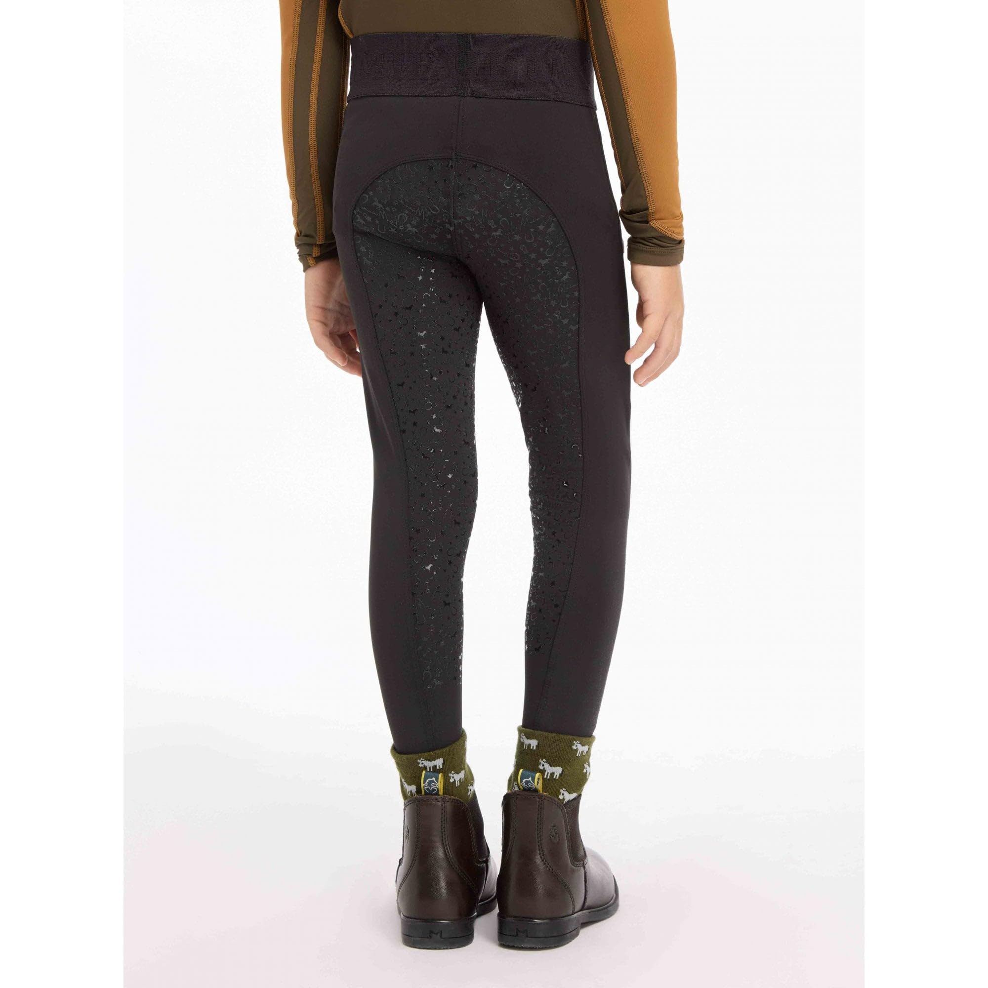 LeMieux Mini pantalon d'équitation pour enfant Noir