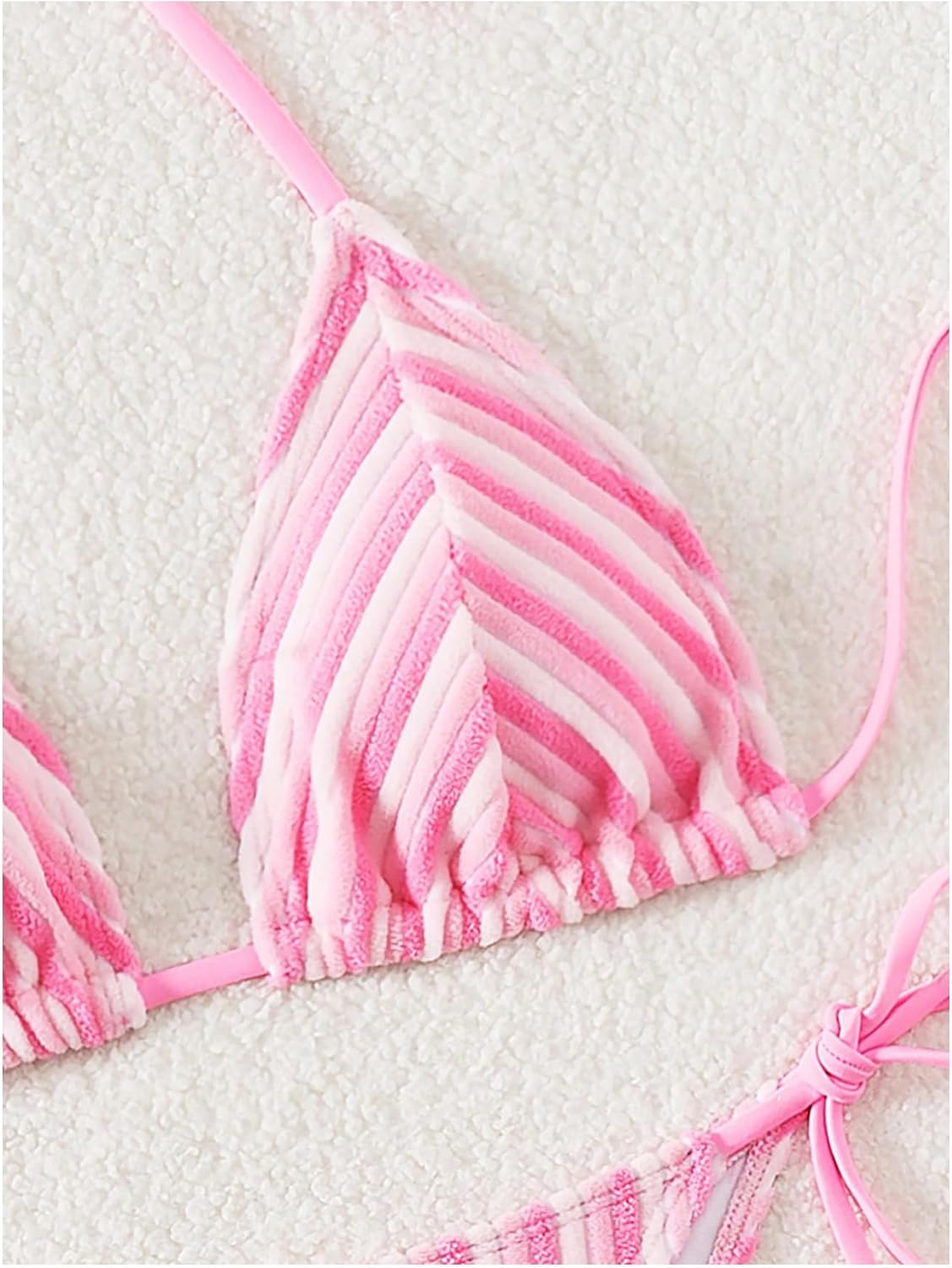 SHENHE Women's 2 Piece Swimsuit Floral Print Halter Tie Side Triangle Bikini Set