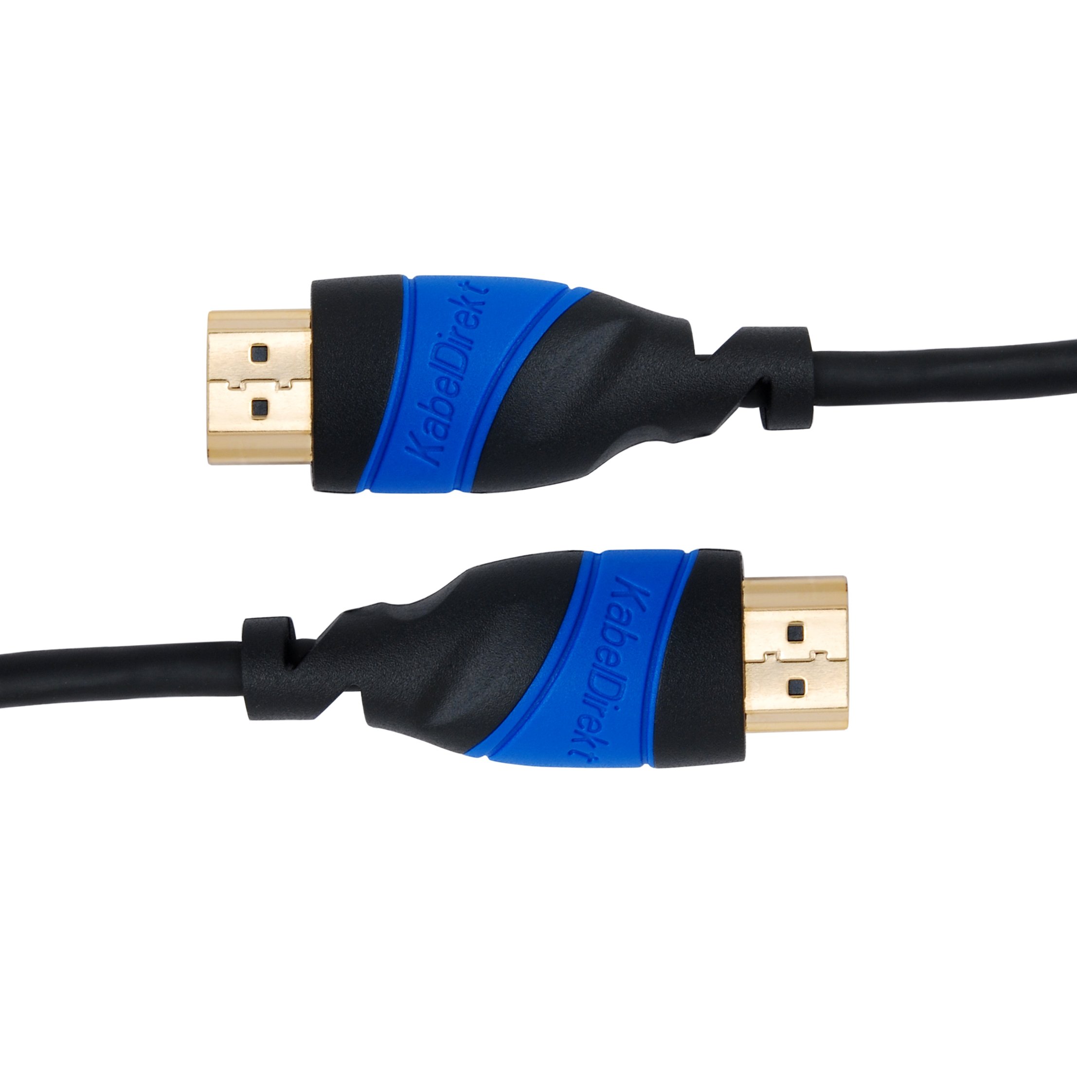 KabelDirekt – 0,5m Cavo HDMI 4K, compatibile con (HDMI 2.0a/b, 2.0, 1.4a, 4K Ultra HD, 3D, Full HD 1080p, HDR, ARC, High Speed con Ethernet, PS5, XBOX, HDTV), FLEX Series