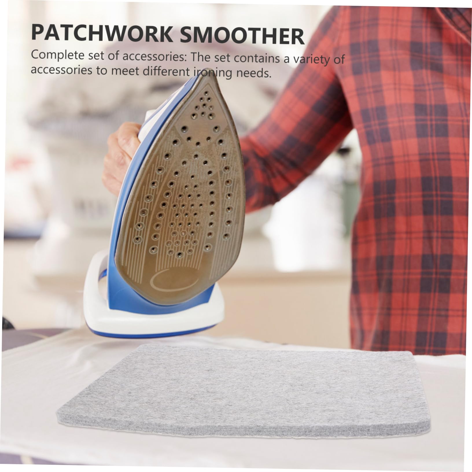 Tavola Da Stiro Portatile Feltro Per Cucito Tappetino Antiscivolo Per Stiratura Con Isolamento Termico Facile Da Installare Su Superfici Piane