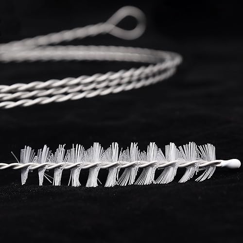 Miniatura 4 de Cepillo de drenaje flexible herramienta de limpieza de nylon interior extra largo para limpiar plomeríarefrigeradortubo de fregadero 150cm59inch (2