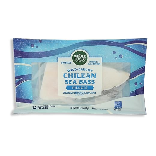 WHOLE FOODS MARKET Wild Caught Chilean Seabass, 10 OZ