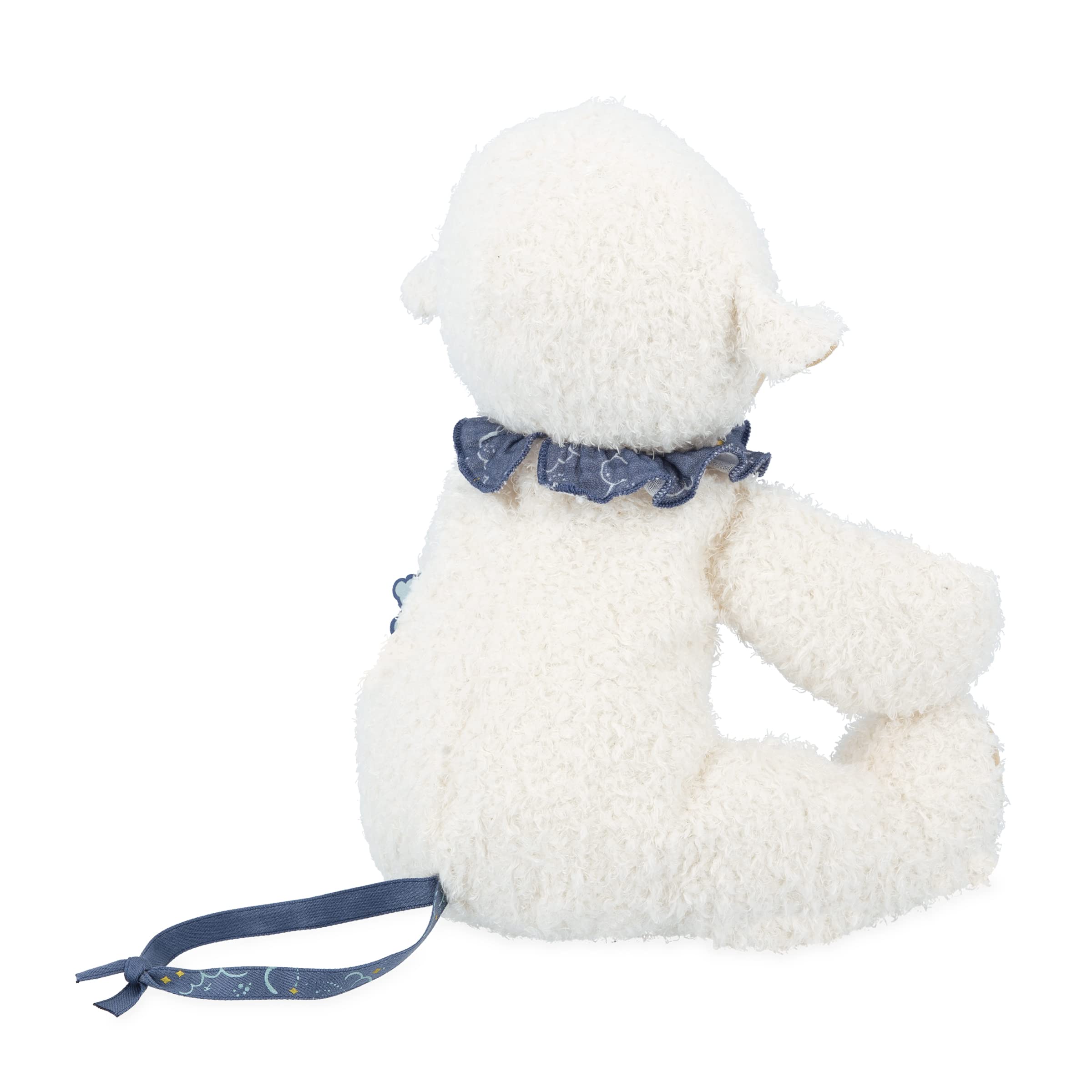 KALOO - Doux Sommeil - Peluche Pecorella Bianca - Peluche Musicale - 6 Suoni Rilassanti per Addormentare Il Neonato - Rileva Il Pianto - 25 cm - dalla Nascita, K221003