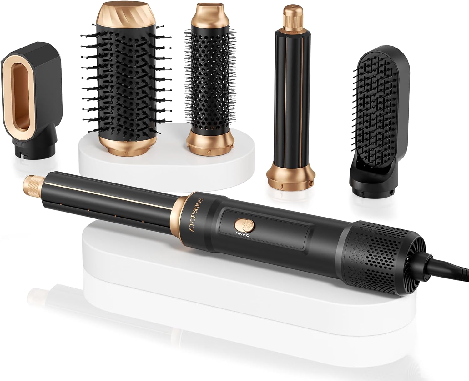 6 in 1 Blow Dryer Brush & Hot Air Brush, Negative Ion Hair Styler Set, 1000W Hot Air Styler for Auto Curling, Fast Drying, Straightening, Volumizing, Hair Styling Tools Gift for Women 6 in 1 Blow Dryer Brush & Hot Air Brush, Negative Ion Hair Styler Set, 1000W Hot Air Styler for Auto Curling, Fast Drying, Straightening, Volumizing, Hair Styling Tools Gift for Women