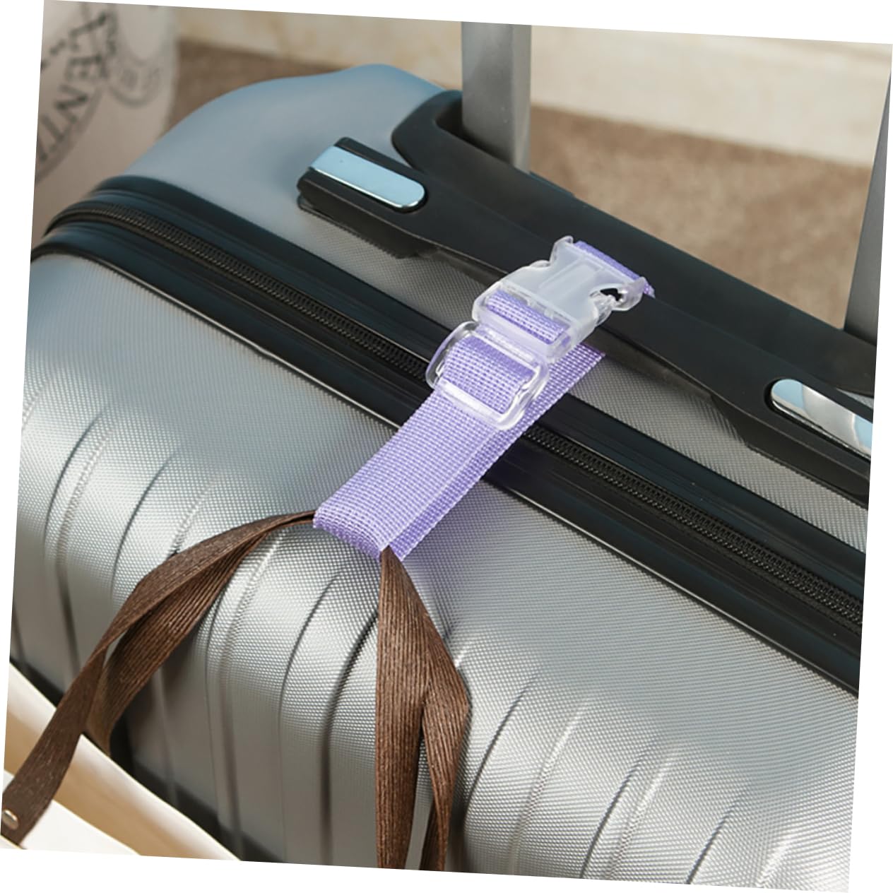 BESPORTBLE 3 Set Cinghia Per Valigia Con Fibbia Sicurezza Cinghie Appendibili Per Design Pratico E Leggero Per Viaggi E Trasporti 5 Pezzi*3