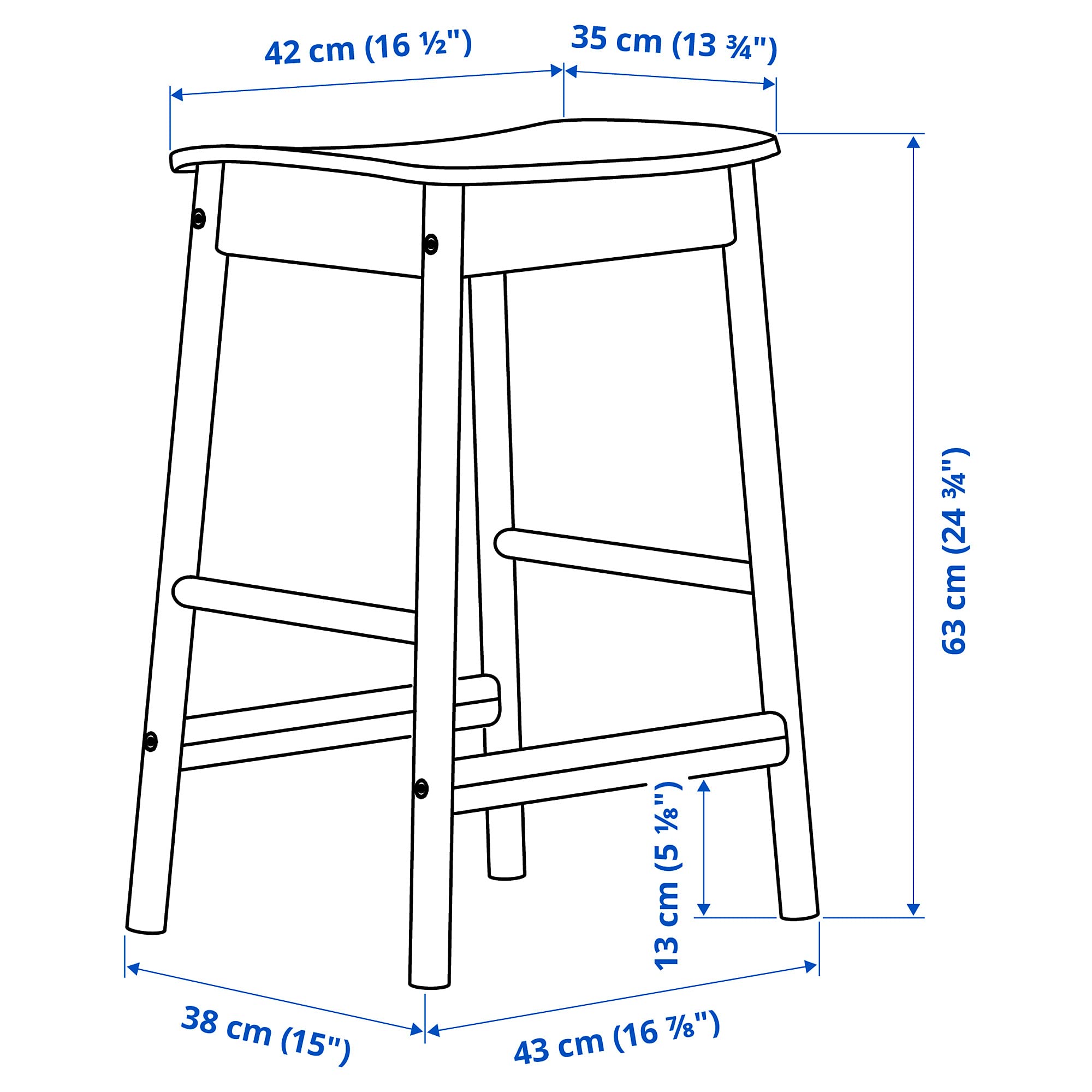 IKEA RÖNNINGE ローニンゲ バースツール ハイスツール Amazon｜IKEA RÖNNINGE バースツール 75cm ブラック｜カウンターチェア