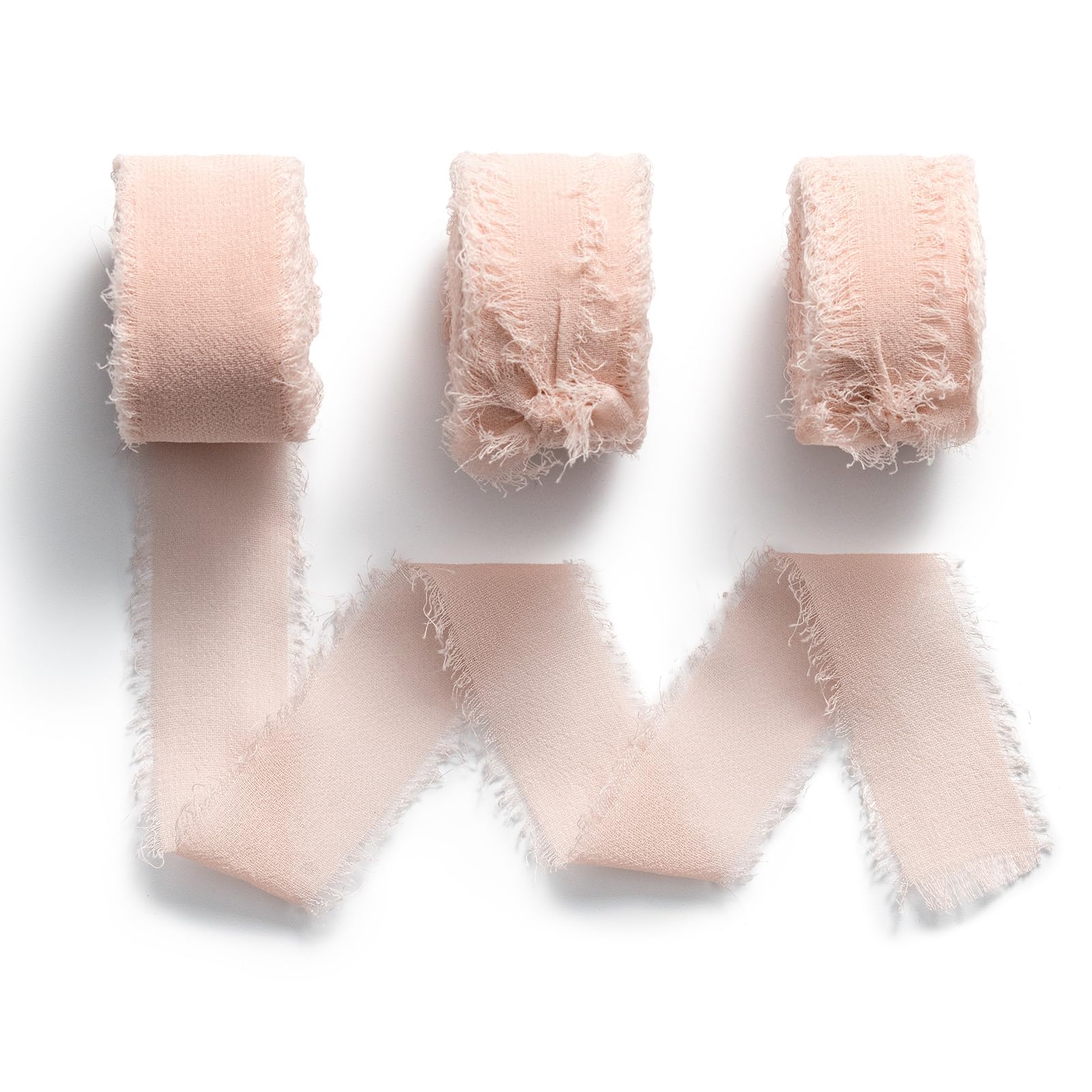 MORSUNBELA Cinta rosa de 25 mm de ancho, cinta de regalo de gasa de 19 metros, cinta decorativa fina de gasa para envolver regalos, cumpleaños, decoración de bodas