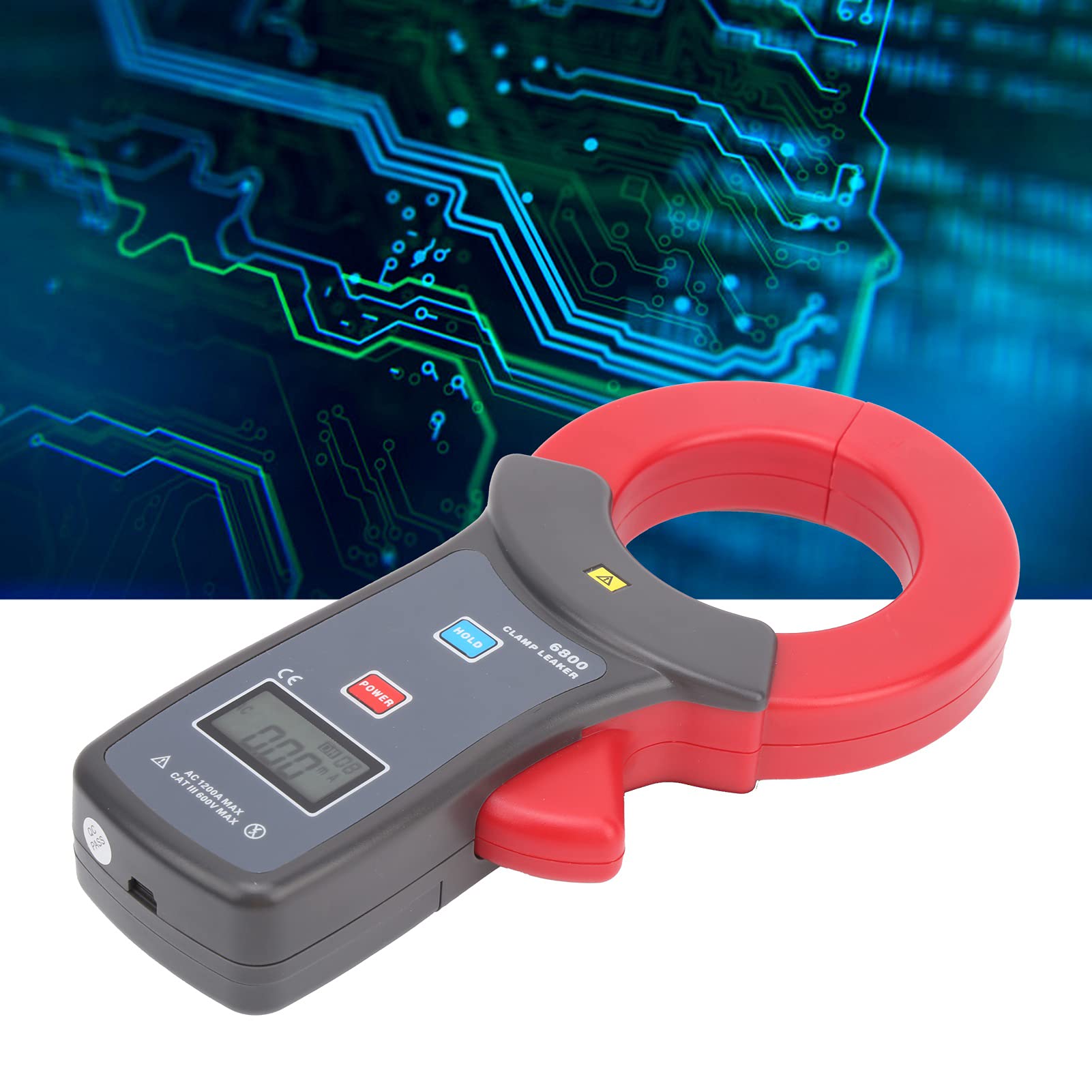 Tester Prądu Upływu AC Miernik Cęgowy 1200 A z Interfejsem USB – Precyzyjne Narzędzie Pomiarowe do Pomiaru Prądu Upływu i AC