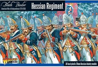 Warlord Black Powder Revolutionary War Hessian Regiment 1:56 Military Wargaming Plastic Model Kit WGR-AWI-03