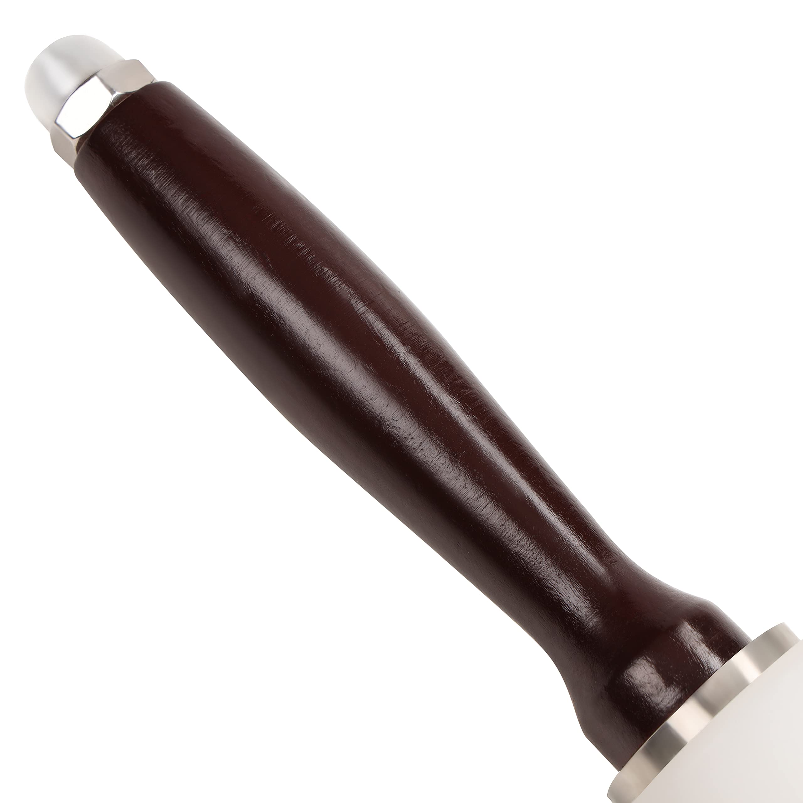 Martillo Nylon para Cuero 20,5 cm – Mazo Goma de Nailon con Mango de Madera para Tallar – Coser Cuero, Artesanía en Piel, Tallado, Perforar y Estampar – Kit Herramientas Manualidades