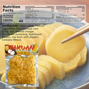 Amazon.com: Crunchy Takuan – Japanese Pickled Radish (Daikon