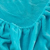 Vista 50 de Flannel Fitted Sheet Twin Size,Velvet Fitted Sheet Plush Shaggy Ultra Soft Fuzzy Sheet with 15''Deep Pocket,Dark Gray,1 Pack(Not Include Pillowcases)