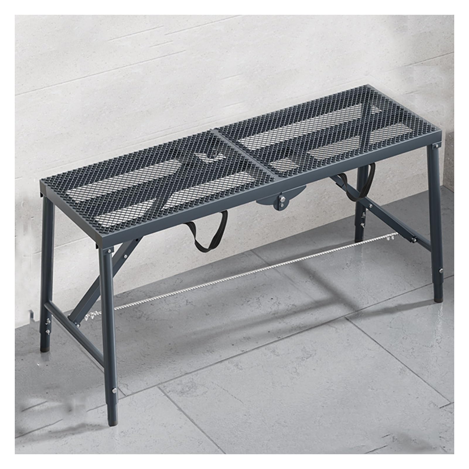 Sgabello Pieghevole For, Ponteggio Di Sollevamento, Pieghevole Portatile, Acciaio Al Carbonio, For La Decorazione Della Casa, Oggetti Di Sollevamento, Pittura Murale, Ingegneria(120x30cm)