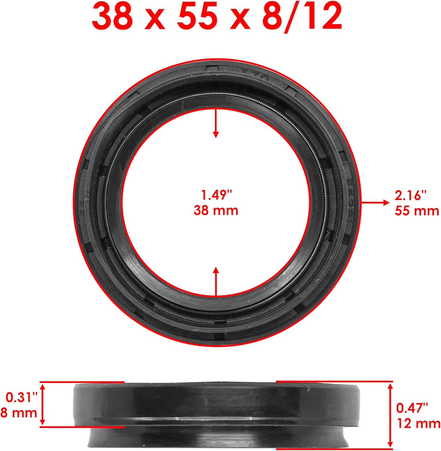 Caltric Front Left Right Cv Joint Axle Bearing Compatible with Yamaha Kodiak 400 Yfm400Fw 4X4 1999