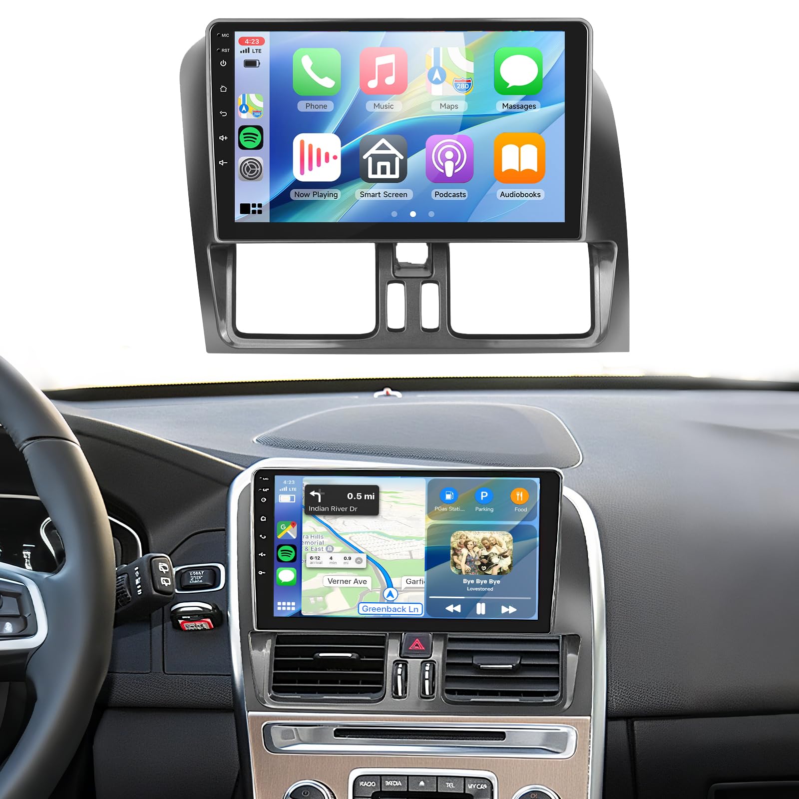 for Volvo XC60 2008-2013 Car Stereo with Snapdragon 8 Core
