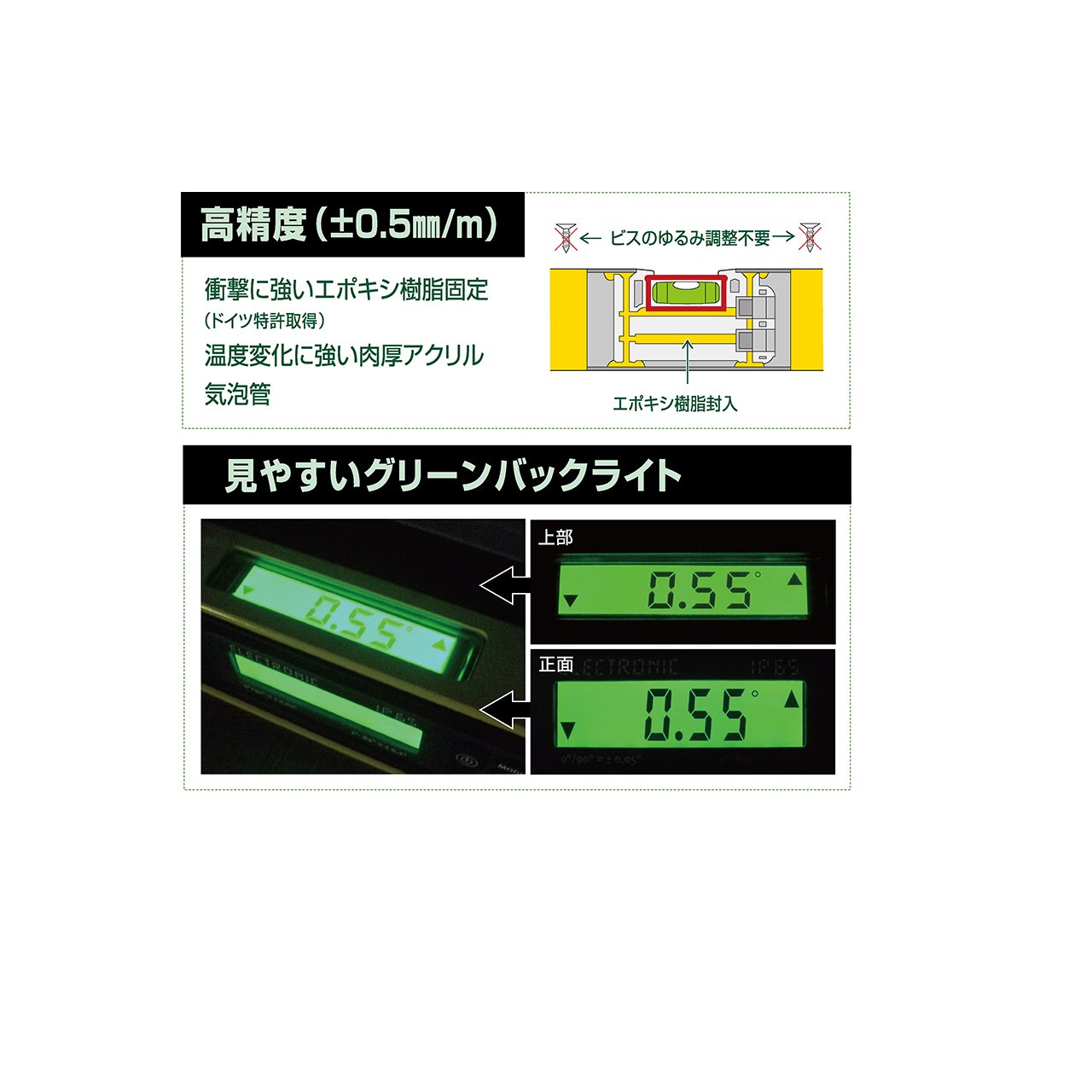 Amazon.co.jp: ムラテックKDS デジタル水平器40IP DL-40IP : DIY・工具 