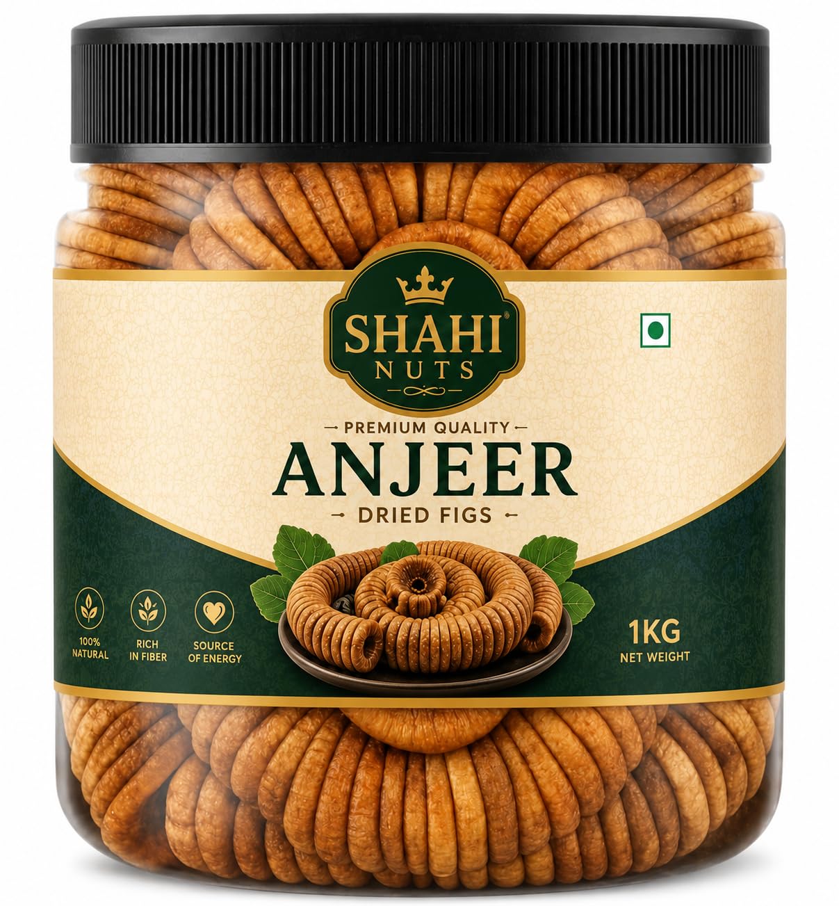 SHAHI NUTS Anjeer 1Kg | Figs Dry Fruits | Rich Source of Vitamins & Dietary Fiber | Healthy Snack | Low in Calories | Fat Free | Farm Sourced | Large Size-image-25