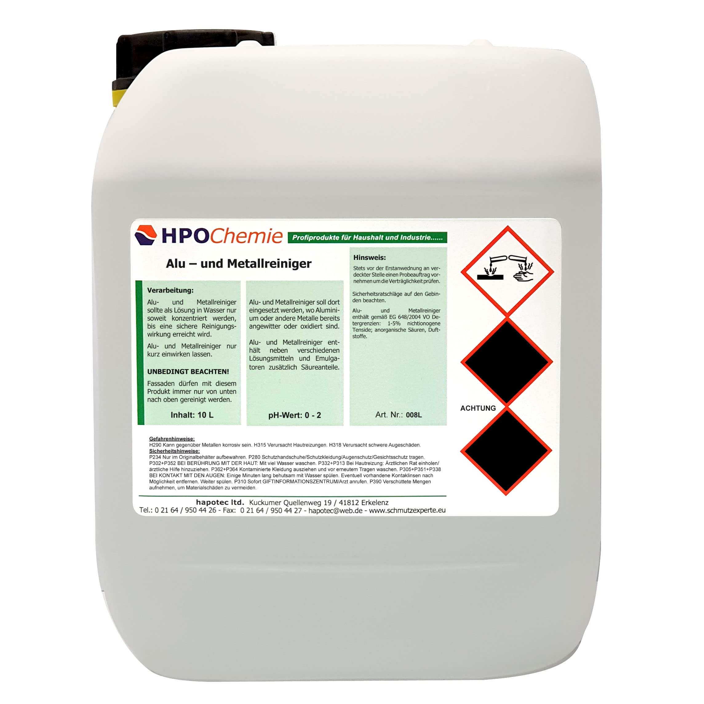 Metallreiniger 3x10ltr.