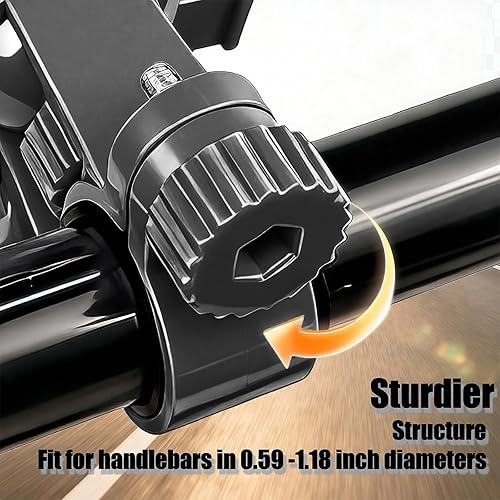 Miniatura 6 de Soporte de teléfono para motocicleta, clip para teléfono celular, abrazadera para manillar de bicicleta, para iPhone 17 16 15 14 Pro Max, Galaxy S25