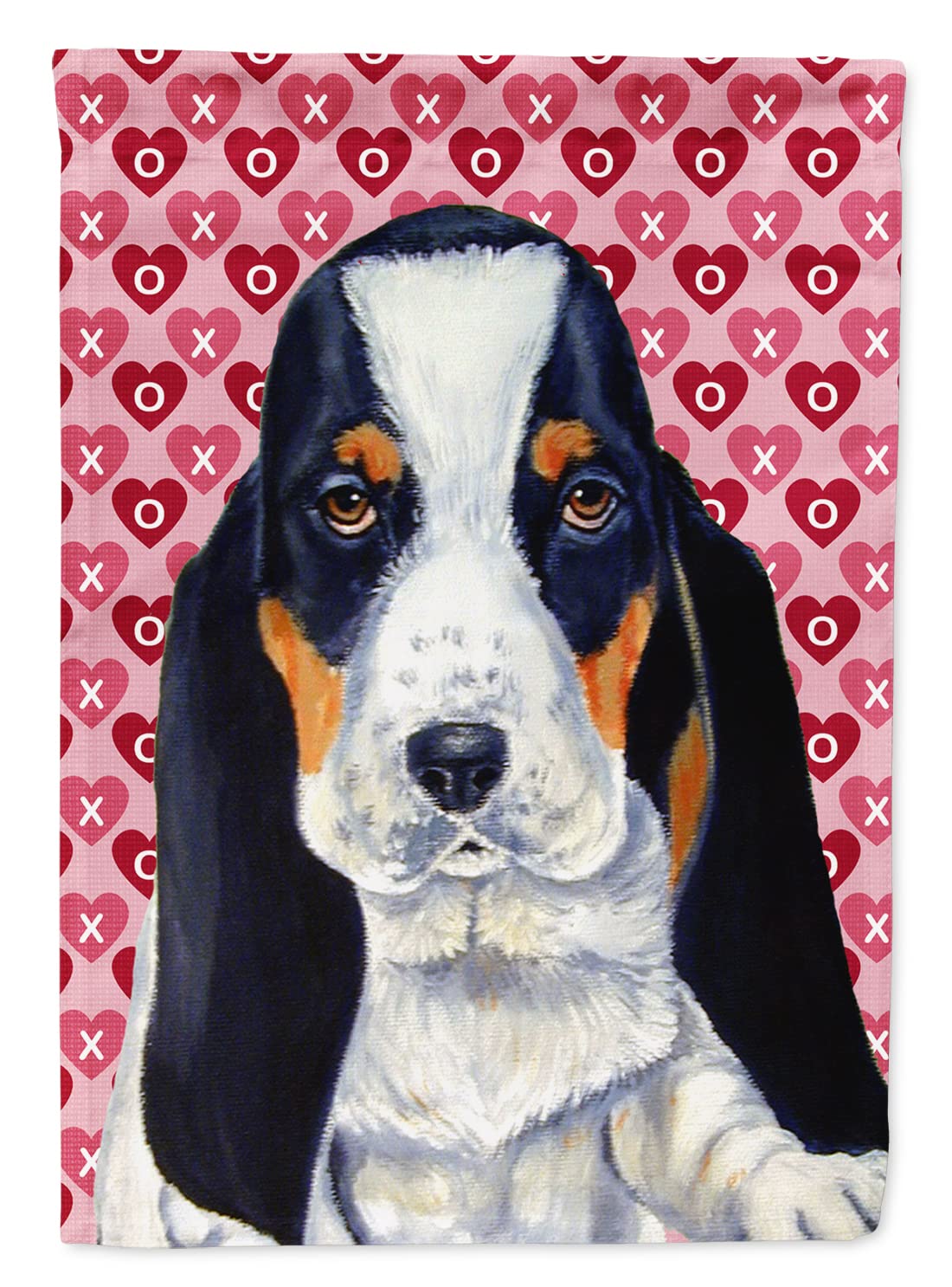 Drapeau maison Basset Hound anti-décoloration pour façade sans éclat