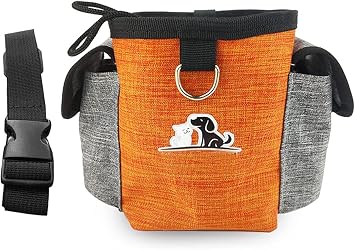 Dog Training Bag, Dog Snack Bag, Waist Pouch, Walk Bag, Storage Bag, Puppy Training, Walking, Small Items, Lunching, Multi-functional, Waterproof, Snack Bag, Garbage Bag, Snack Bag, Food Holder, Pet
