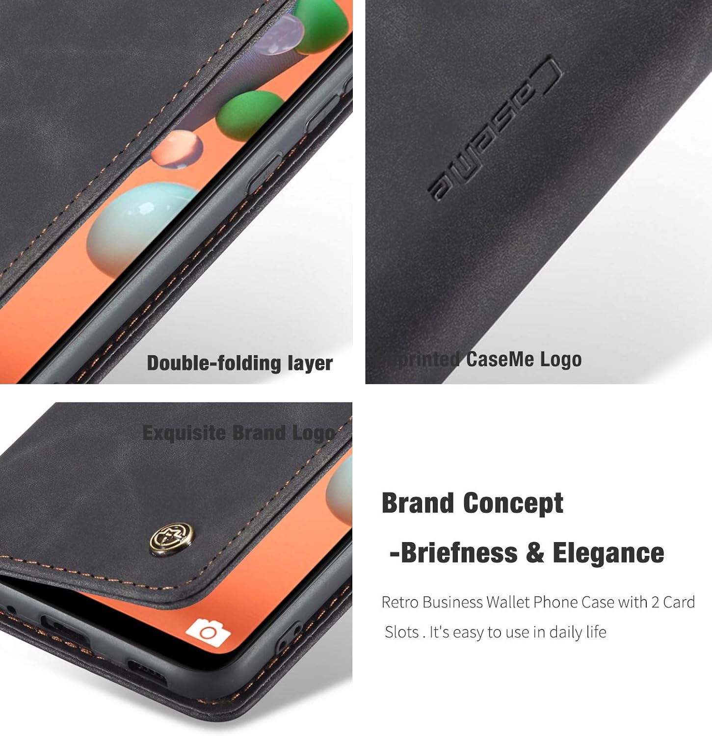 Samsung Galaxy A11 Case,Galaxy A11 Wallet Case with Card Holder,Magnetic Stand Leather Flip Case Wallet for Samsung Galaxy A11(2020) 6.4 inch (Black)
