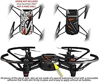 Vista 2 de Skin Wrap 2 Pack para DJI Ryze Tello Drone baja 0018 naranja quemado Drone No Incluidas
