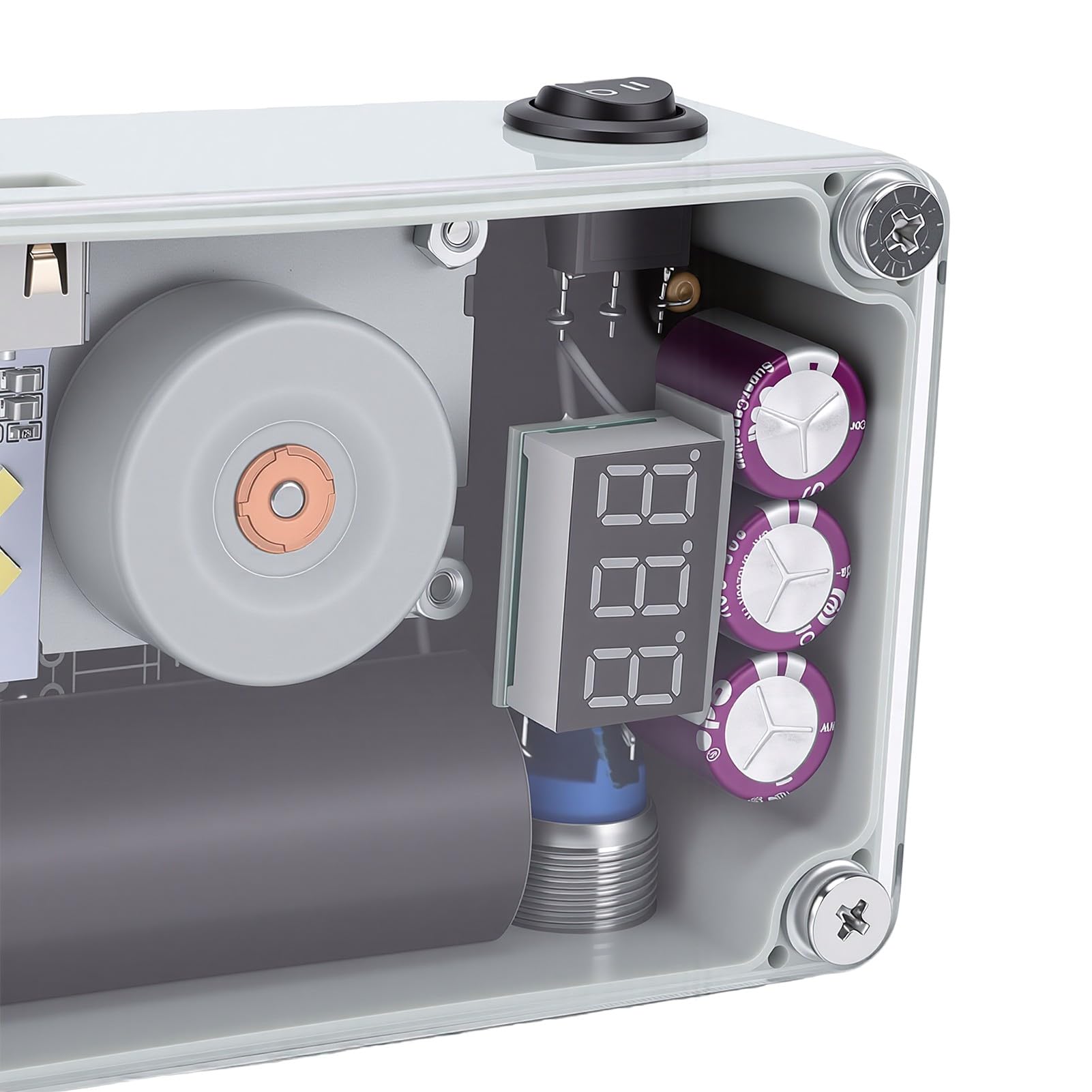Sopravvivenza Al Generatore a Manovella di Emergenza 5 in 1 | con Memoria Supercondensatore Caricatore USB COB Luce da Campeggio e Strumento di Accensione per Interruzione di Corrente