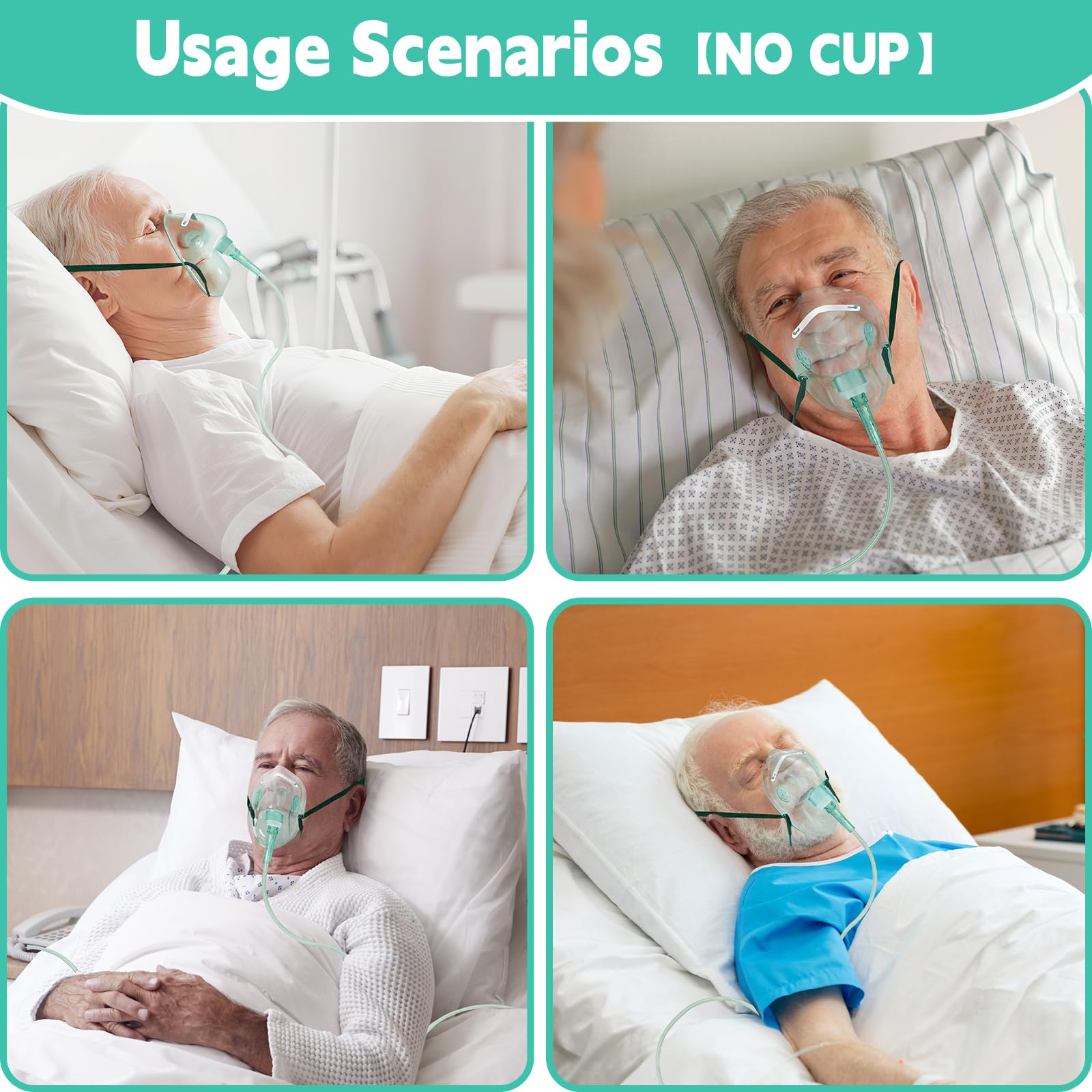 Amazon.com: 3 Pack Oxygen Masks for Face Adult, XL Size Oxygen