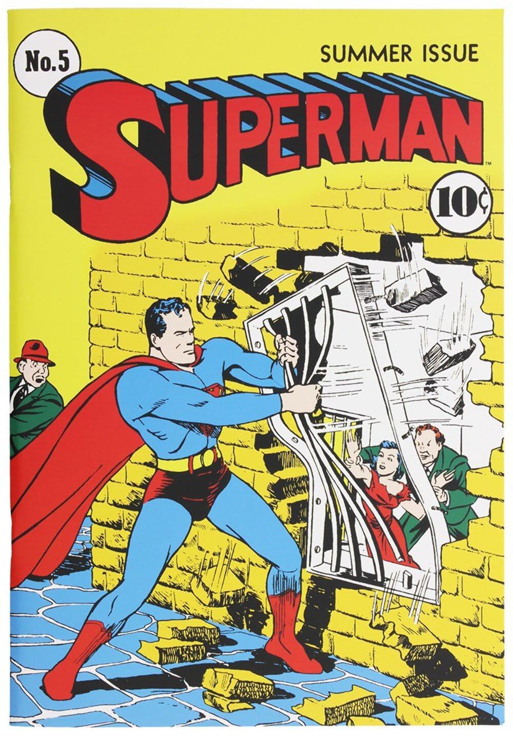 Half Moon Bay Superman Comic Style Paperback Notebook