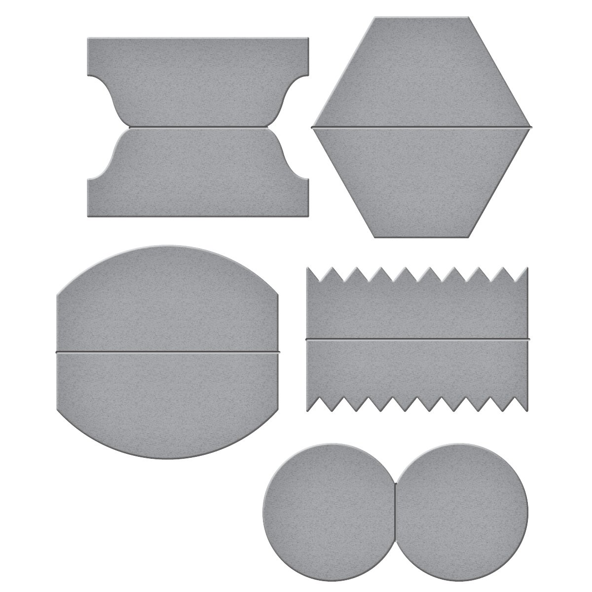 SpellbindersShapeabilities One Tab Set Etched/Wafer Thin Dies