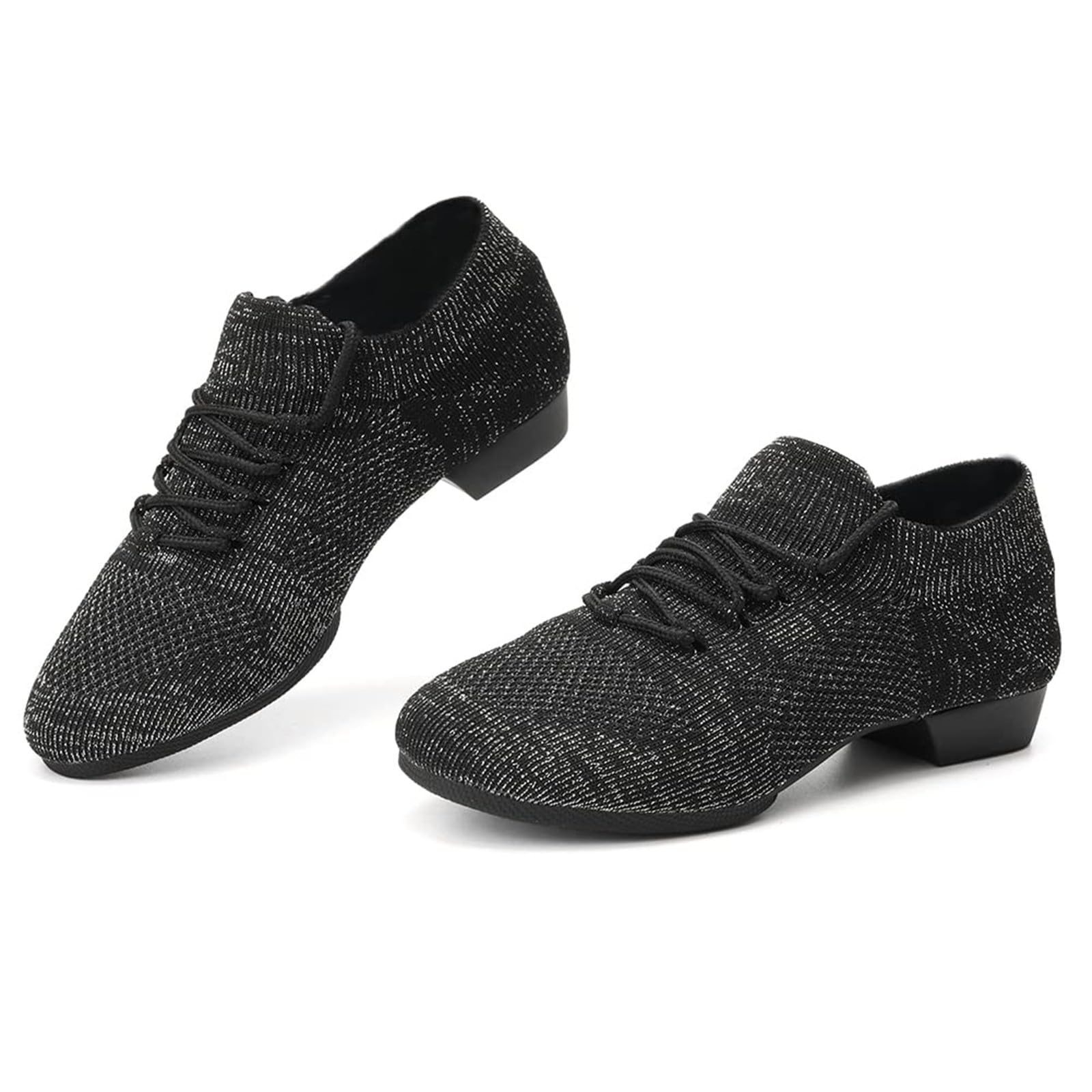 Ballerine da donna, scarpe da ballo latino, tango, ballerine, scarpe da ginnastica, con suola morbida, scarpe con lacci, eleganti e comode, scarpe da ginnastica con lacci, misure 36-42