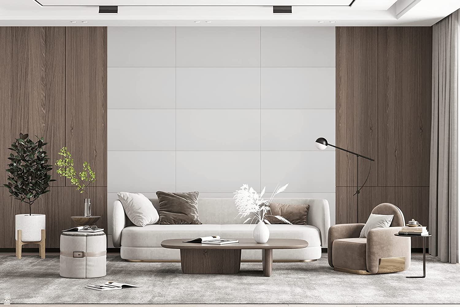 Pannelli in morbido polistirene, per soffitto e per pareti, 100x50 cm, decorazioni, soffitti - rivestimento, Polistirolo puro XPS spessore 3mm