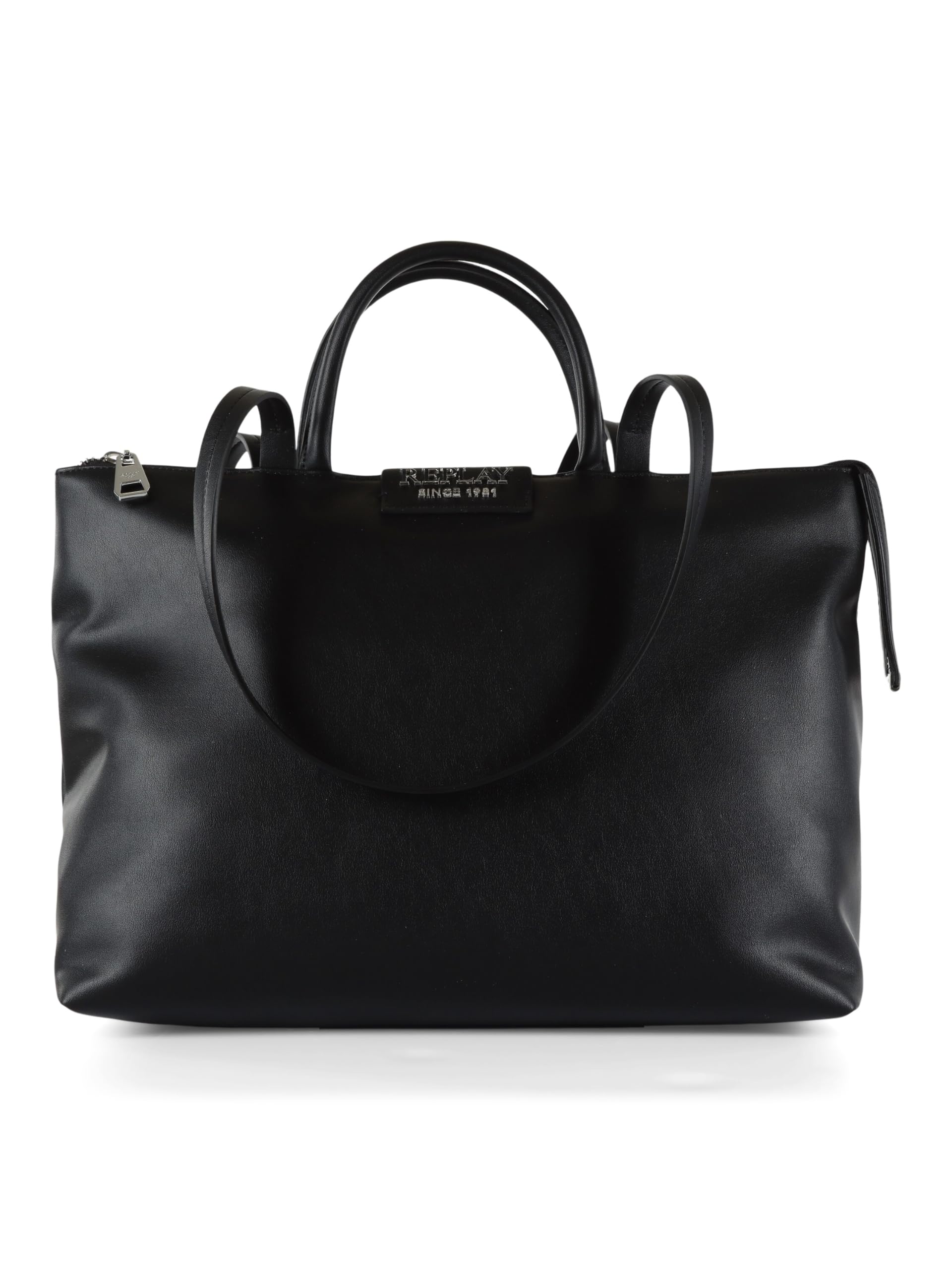 Replay Women Fw3776 Tote Bag, 0098 Black, Einheitsgröße