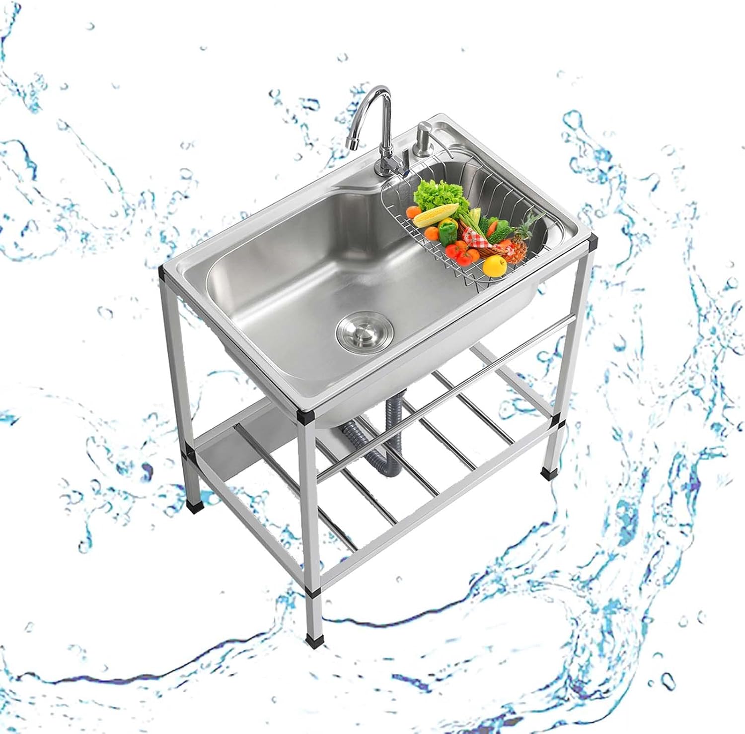 Mobiler Waschbecken heißes Wasser Spülbecken Garten Waschbecken Bierfest- Spüle