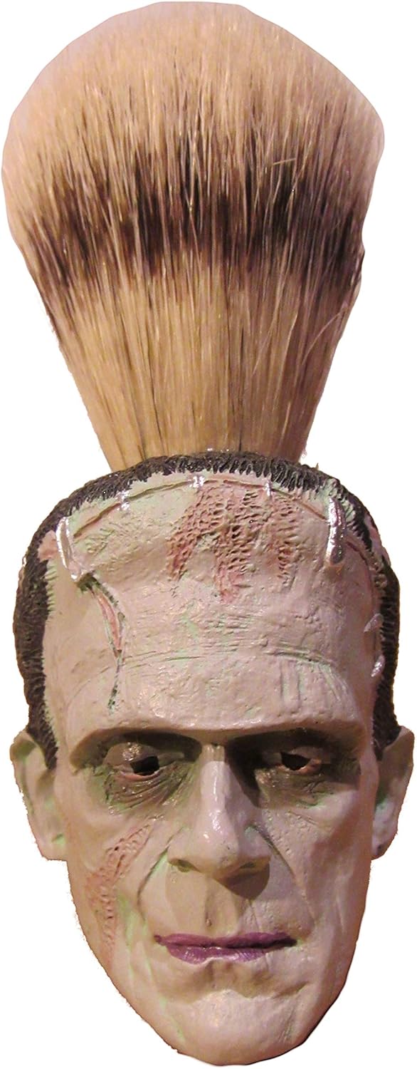 Custom Frankenstein Monster Badger Hair Shave Brush
