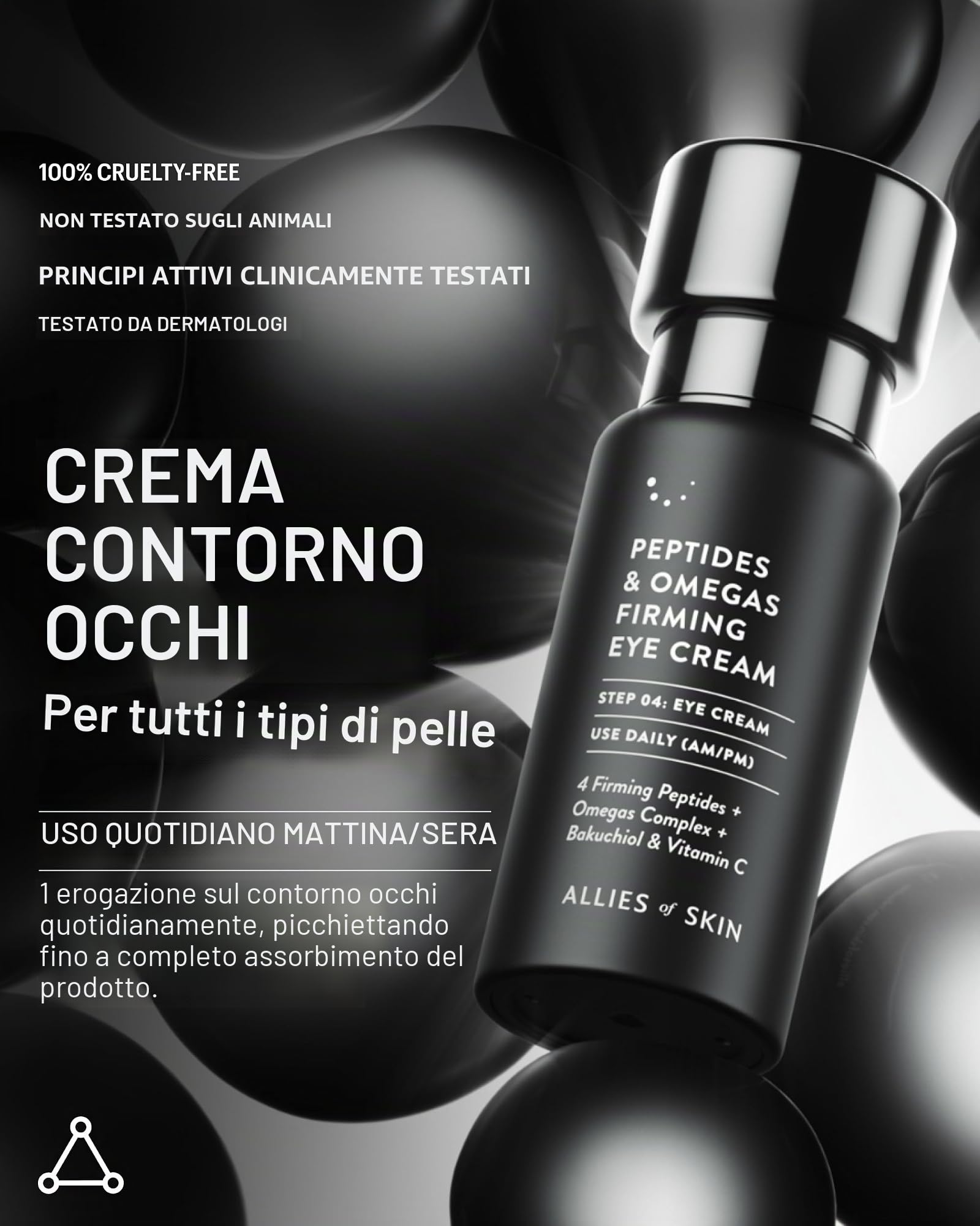 Allies of Skin Peptides & Omegas Crema per gli occhi rassodante
