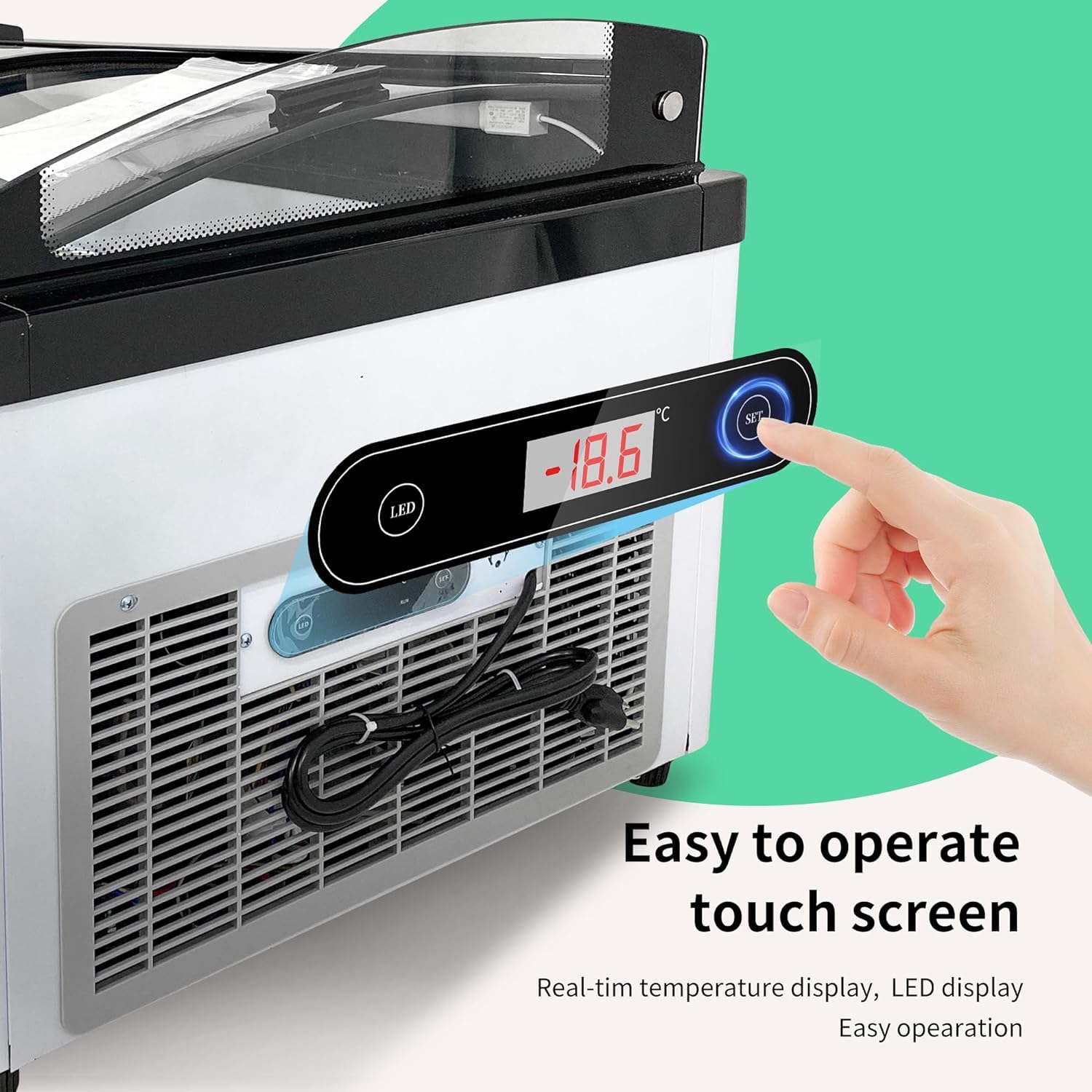 gelatoページ Amazon.com: Wixkix Gelato Display Freezer, Ice Cream