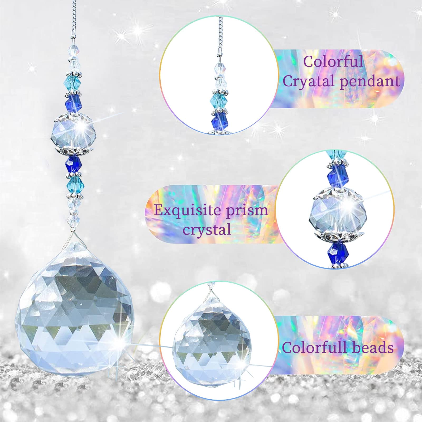 Perline Sfaccettate A Forma Di Cuore In Cristallo Multiface Da