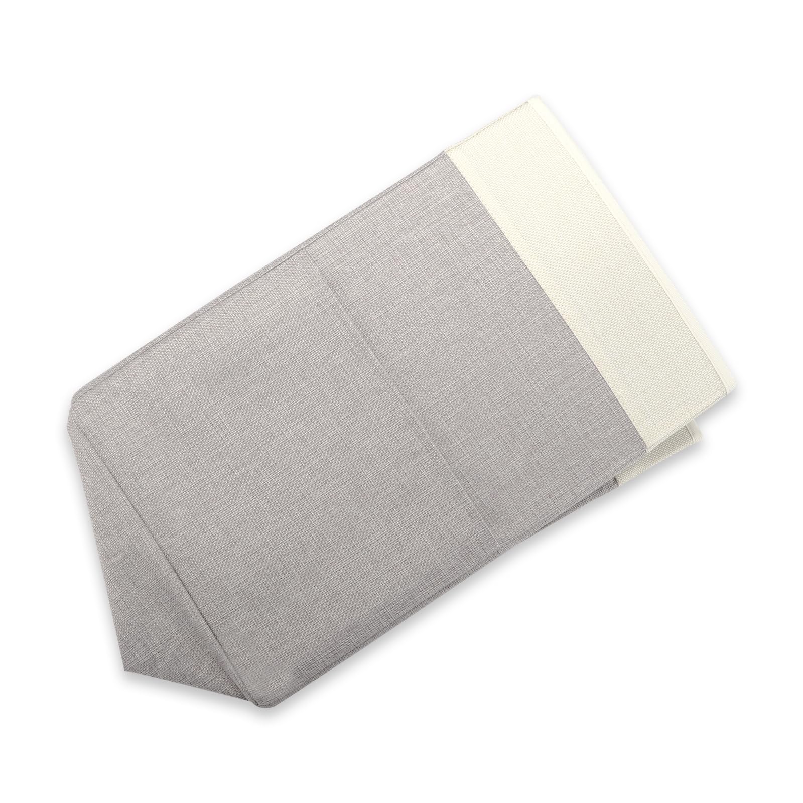 Cesta de Escalera 41 * 25 * 41cm, Plegable Cesta para Escaleras con Asas de Algodón, Cesta Escalera Almacenamiento de Escalones, Organizador Escaleras en Forma de L para Lavandería, Juguetes