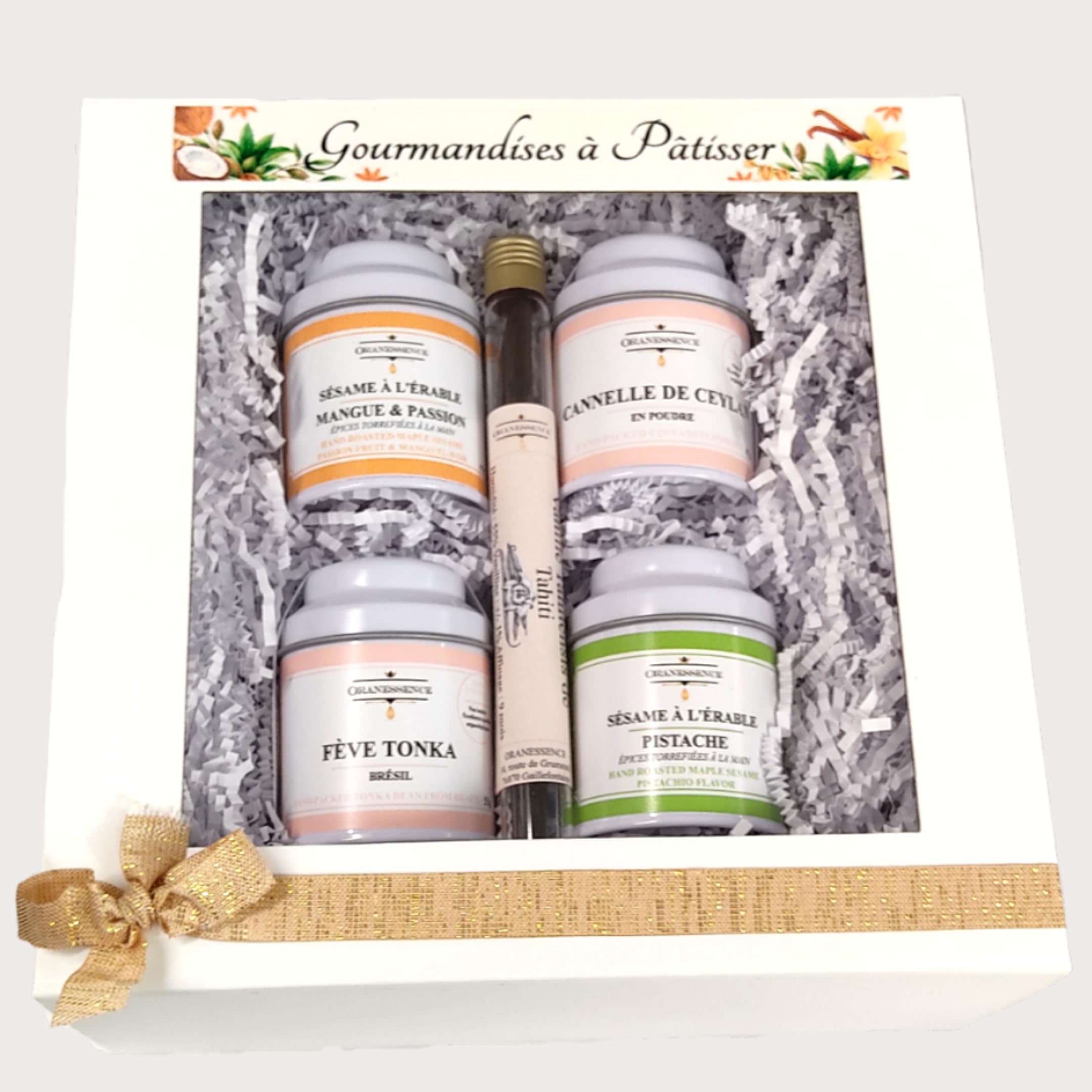 Coffret cadeau - GOURMANDISES À PÂTISSER - Fabriqué à la main en Normandie - non irradié