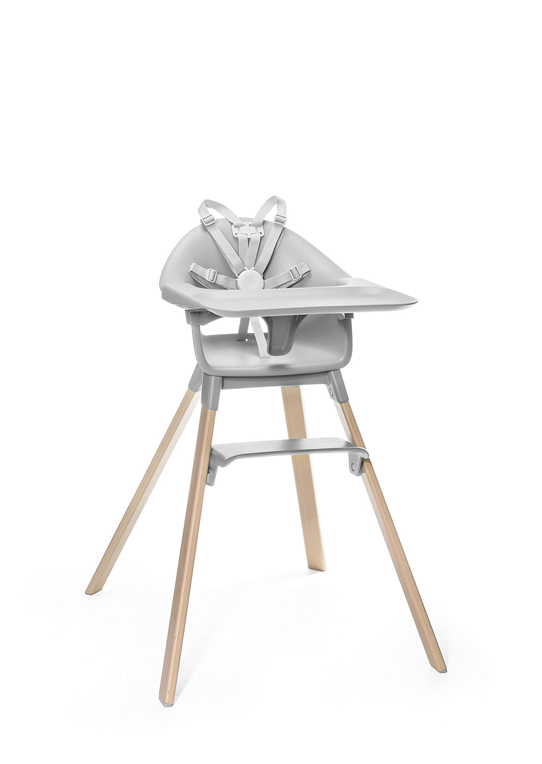Amazon.com : Stokke Clikk Easy to Clean Cloud Grey Baby High Chair