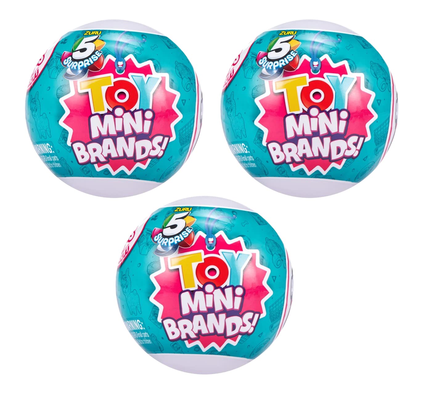 Buy 5 Surpise Toys Mystery Real Miniature Brands Collectible Toy (3